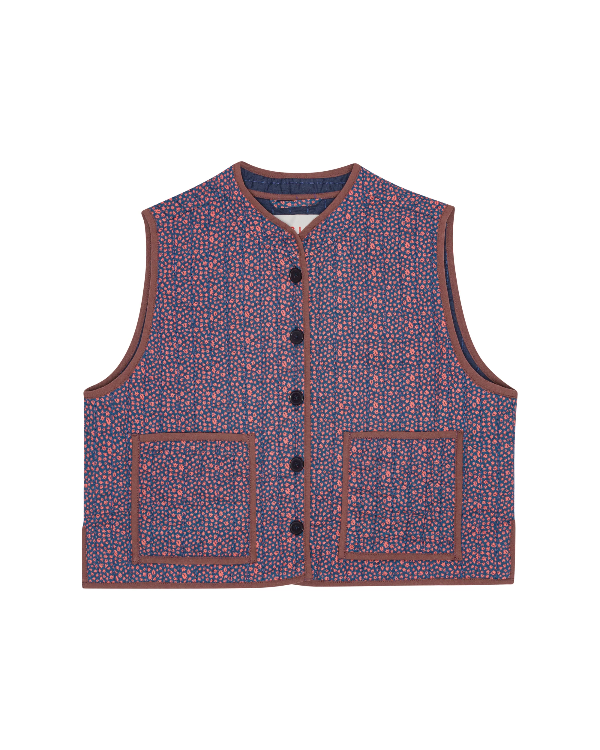 AUTUMN LEAF KORT QUILTET VEST - LOVE - Image 3