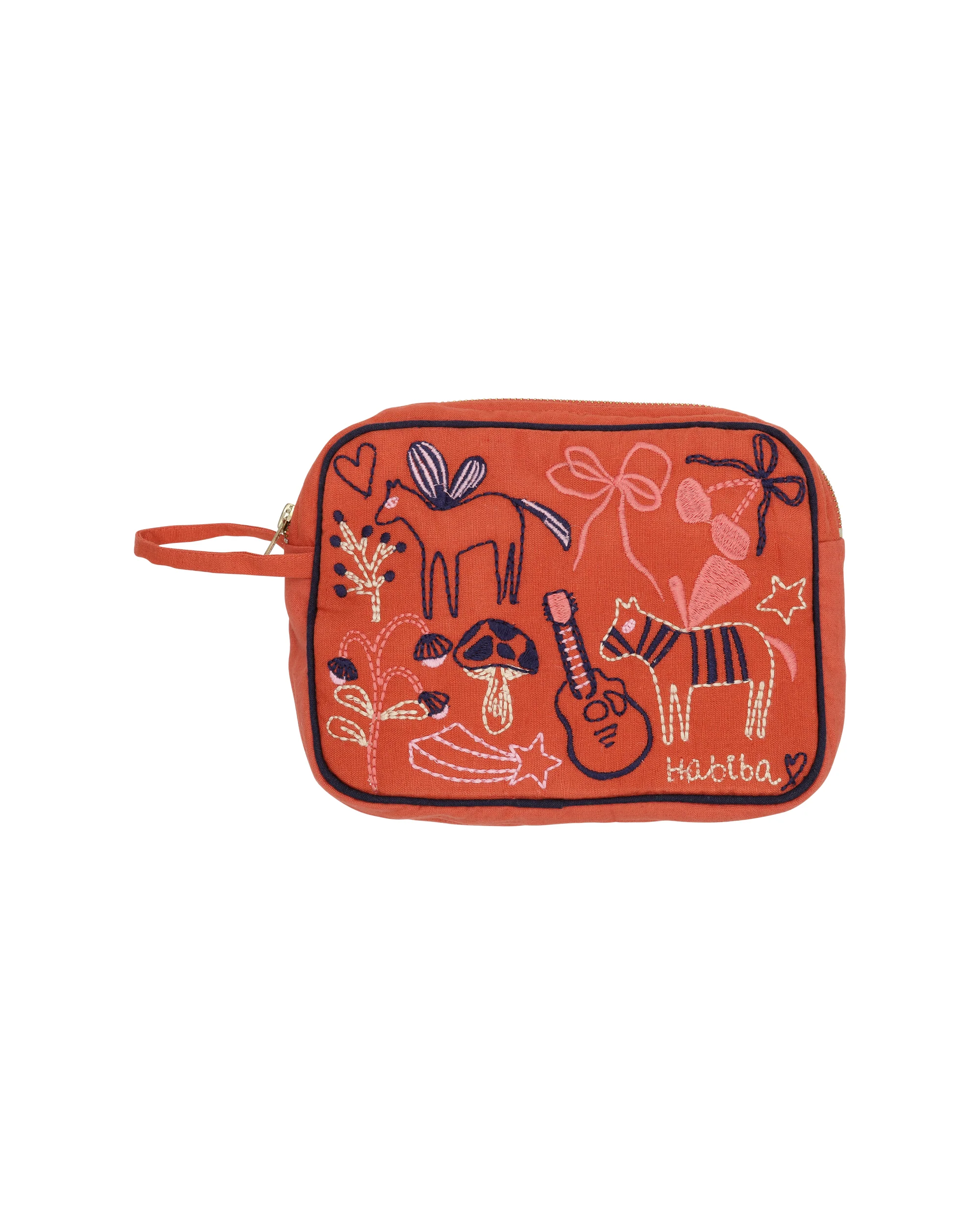 NOVA MAKEUP CLUTCH - CHUTNEY