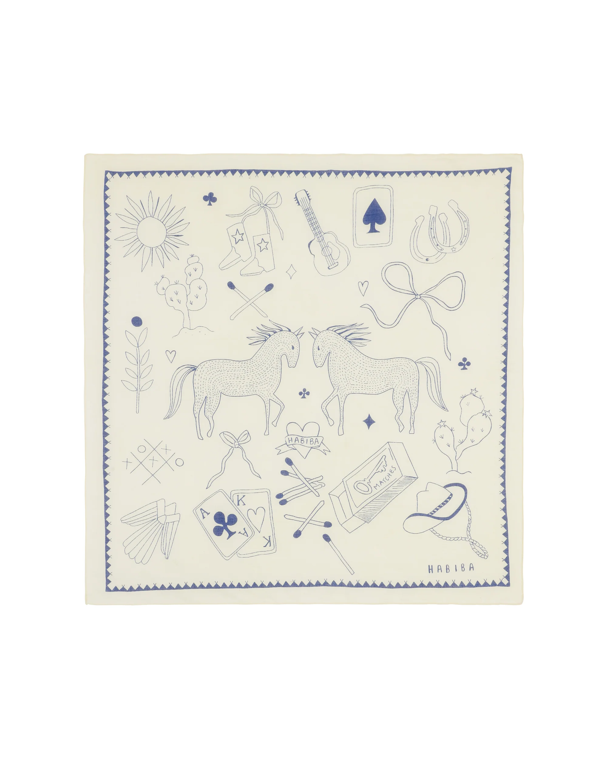 POLLY SOLO BANDANA - JAPAN BLUE