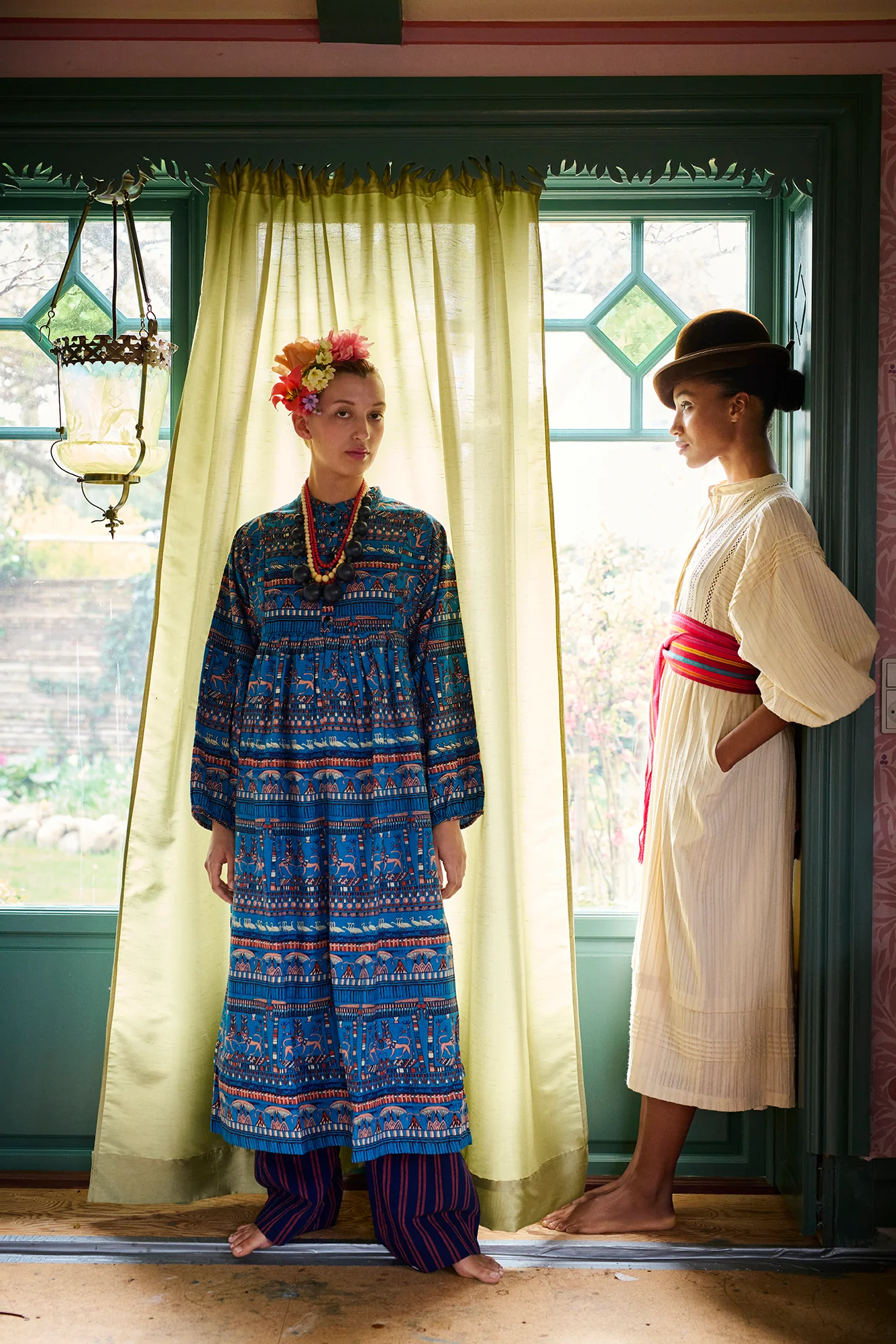 ROBERTA DRESS BELL SLEEVES - HEAVEN - Image 3