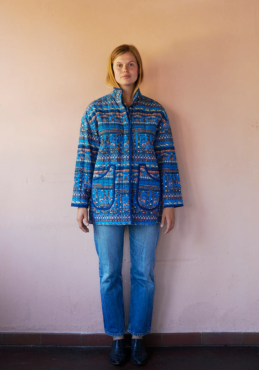 ROBERTA QUILTED COAT - HEAVEN - Image 4